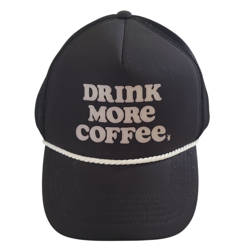 Dutch Bros Drink More Coffee Classic Trucker Snapback Hat Giveaway NEW